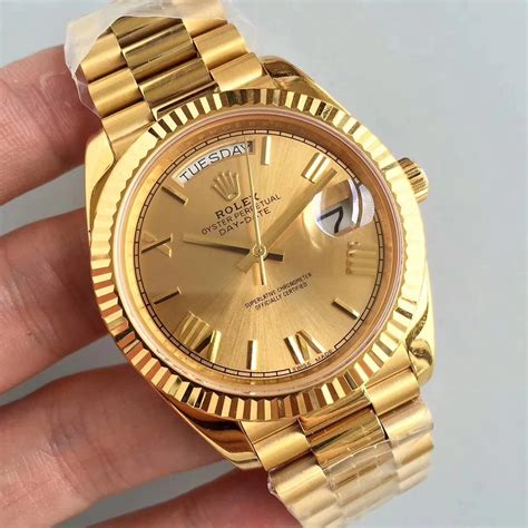 fake rolex day date gold|rolex knockoff watches day date.